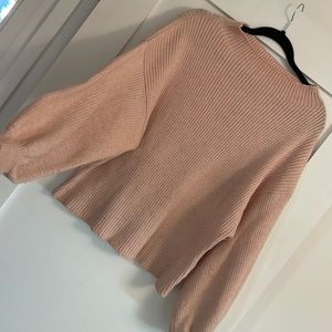 Pink Line and Dot sweater.